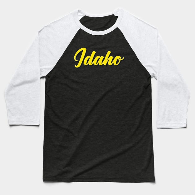 Idaho Baseball T-Shirt by ProjectX23Red